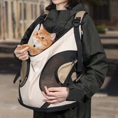 Comfortable Front-Carry Pet Backpack - Inspired by Baby Carriers